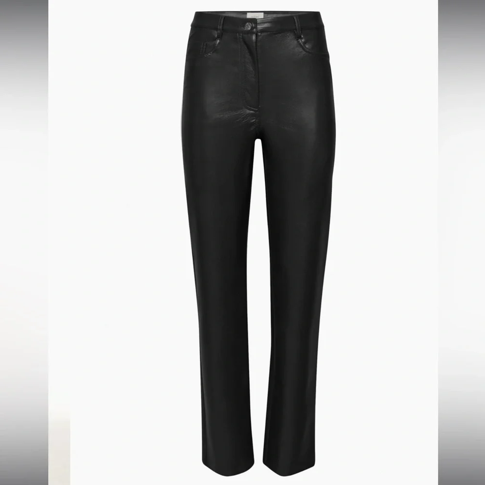 Aritzia Melina pant size 6 black regular length - Picture 7 of 7